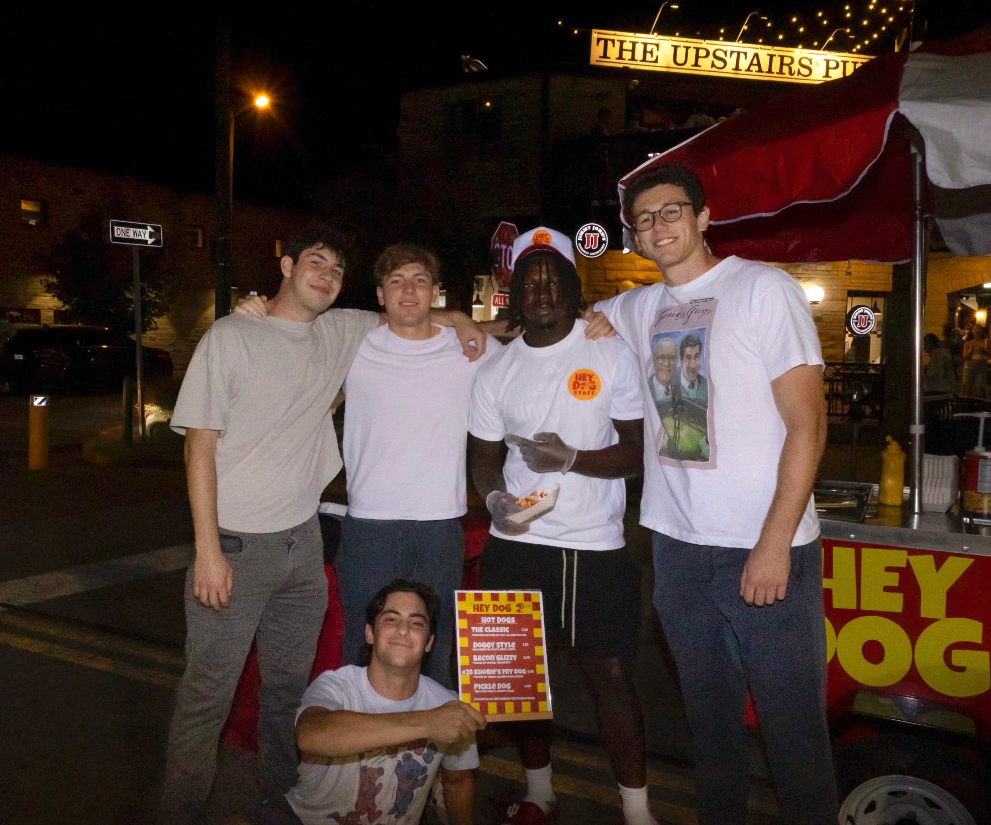 CMG team with athlete at Hey Dog event